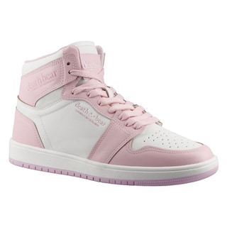 Foto 1 | Foto 1 | Tenis Mujer Death Bear 333 Blanco/rosa Tipo Bota Urbanos Casual Dama Talla 22 A 25.5 M