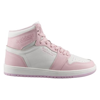 Foto 2 | Foto 2 | Tenis Mujer Death Bear 333 Blanco/rosa Tipo Bota Urbanos Casual Dama Talla 22 A 25.5 M