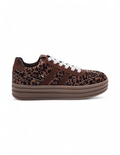 Foto 2 | Foto 2 | Tenis Calzado Watanabe Color Multicolor Animal Print