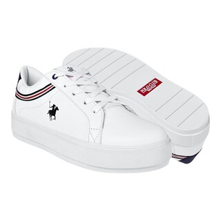 Foto 6 | Foto 6 | Tenis Polo Ney York Color Blanco Para Mujer Modelo Q105