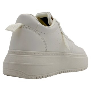 Foto 3 | Foto 3 | Tenis Con Cordones Exterior Piel Vegana Color Beige Para Mujer De Rbcollection