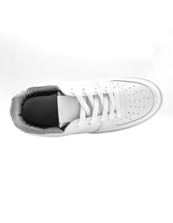 Foto 4 | Foto 4 | Tenis Con Cordones Exterior Piel Vegana Color Blanco Para Mujer De Rbcollection