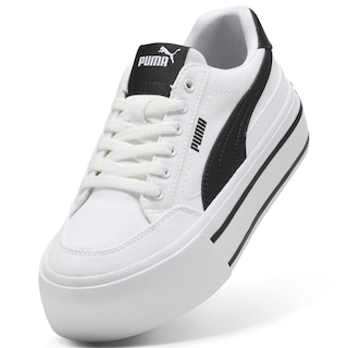 Foto 4 | Foto 4 | Tenis Puma Court Classic Vulc Fs Platform Para Mujer Blanco