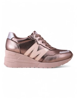 Foto 2 | Foto 2 | Tenis Manet De Piel Con Plataforma