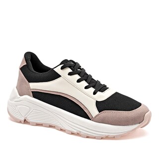 Foto 1 | Foto 1 | Been Class Tenis Urbano Para Mujer Negro Late Rosa Cod.131869