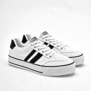 Foto 2 | Foto 2 | Mora Urban Tenis Urbano Para Mujer Blanco Negro Cod.133389