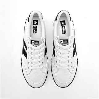 Foto 3 | Foto 3 | Mora Urban Tenis Urbano Para Mujer Blanco Negro Cod.133389
