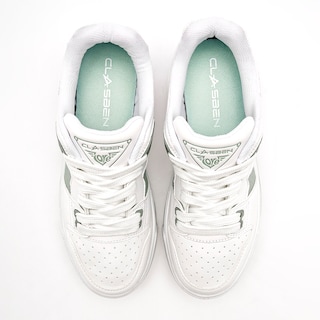 Foto 3 | Foto 3 | Clasben Tenis Urbano Para Mujer Blanco Verde Cod.131953