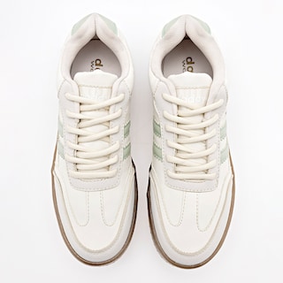 Foto 3 | Foto 3 | Daddy Tenis Urbano Para Mujer Blanco Verde Cod.132003