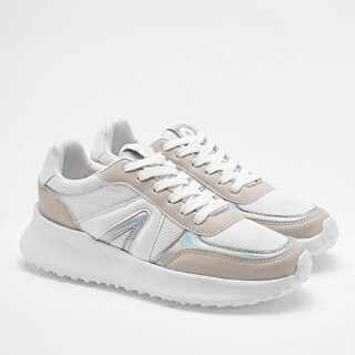 Foto 2 | Foto 2 | Moramora Tenis Urbano Para Mujer Blanco Late Plata Cod.132628