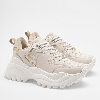 Foto 2 | Foto 2 | Moramora Tenis Urbano Para Mujer Beige Dorado Cod.132565