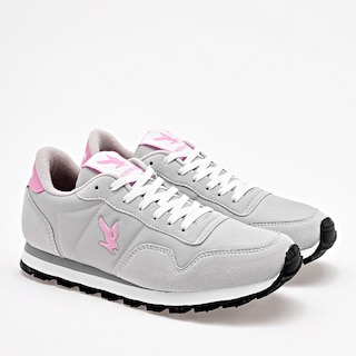 Foto 2 | Foto 2 | American Fire Tenis Urbano Para Mujer Gris Rosa Cod.131769