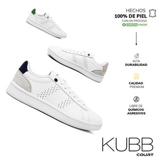 Foto 7 | Foto 7 | Court Kubb | Tenis 100% Piel, Cómodos Y Ligeros | Durabilidad Garantizada | Green Finish Technology