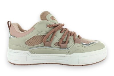 Foto 3 | Foto 3 | Tenis Casual Beige Maquillaje Mujer Lupina Newk
