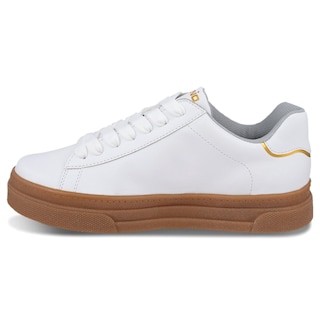 Foto 3 | Foto 3 | Tenis Sneaker Dominiq 2302 Color Blanco/ambar Para Mujer