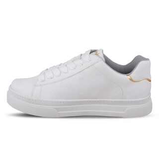 Foto 3 | Foto 3 | Tenis Sneaker Dominiq 2302 Color Blanco/oro Para Mujer