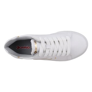 Foto 4 | Foto 4 | Tenis Sneaker Dominiq 2302 Color Blanco/oro Para Mujer