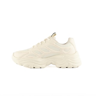 Foto 4 | Foto 4 | Tenis Sneaker Moda Brillo Plataforma 5cm Para Mujer Walki Dulce Beige