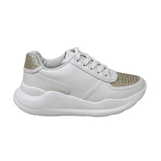 Foto 2 | Foto 2 | Teni Casual De Plataforma L14 Blanco Dorado Para Mujer