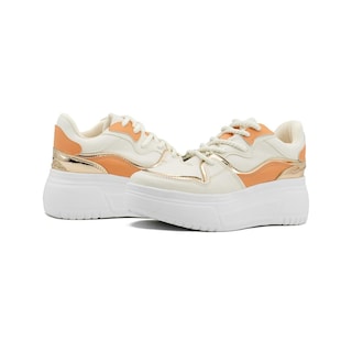 Foto 3 | Foto 3 | Tenis Para Mujer Casuales Con Plataforma Chunky Latte/mamey Beige