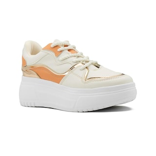 Foto 5 | Foto 5 | Tenis Para Mujer Casuales Con Plataforma Chunky Latte/mamey Beige