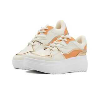 Foto 2 | Foto 2 | Tenis Para Mujer Casuales Con Plataforma Chunky Latte/mamey Beige