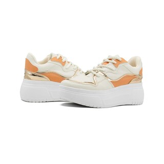 Foto 3 | Foto 3 | Tenis Para Mujer Casuales Con Plataforma Chunky Latte/mamey Beige