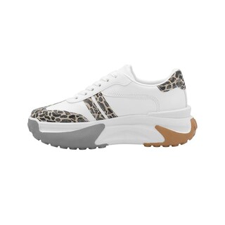 Foto 3 | Foto 3 | Tenis Para Mujer Plataforma Color Blanco Casual Outfit Blanco