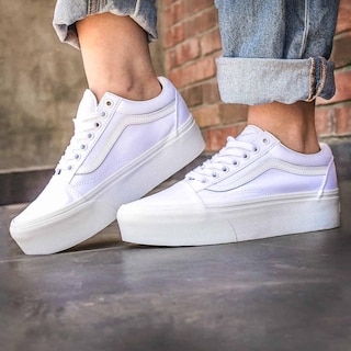 Foto 7 | Foto 7 | Tenis Vans Old Skool Stackform - 7q5mw00 - Blanco - Mujer Blanco