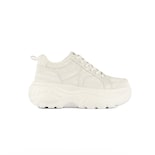 Tenis Sneaker Plataforma Moda 6cm Para Mujer Walki Vania Blanco