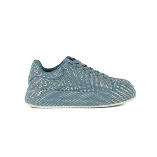 Foto 1 | Foto 1 | Tenis Sneaker Plataforma Moda 4cm Para Mujer Walki Zuria Azul