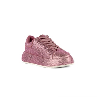 Foto 2 | Foto 2 | Tenis Sneaker Plataforma Moda 4cm Para Mujer Walki Zuria Rosa