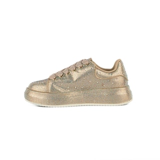 Foto 3 | Foto 3 | Tenis Sneaker Plataforma Moda 4cm Para Mujer Walki Zuria Dorado