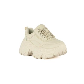 Foto 2 | Foto 2 | Tenis Sneaker Moda Plataforma 6.5cm Para Mujer Walki Jennifer Beige