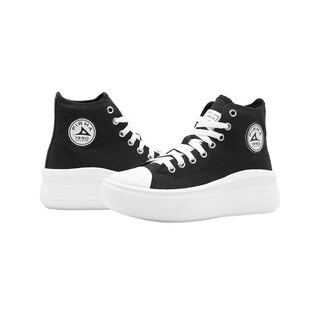 Foto 6 | Foto 6 | Tenis Para Mujer Pirma Plataforma Chunky Lona Color Negro Negro