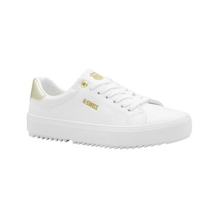 Foto 1 | Foto 1 | Tenis Para Mujer K-swiss Moda Color Blanco Oro Super Comodos Blanco