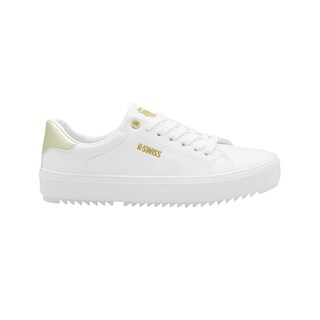 Foto 3 | Foto 3 | Tenis Para Mujer K-swiss Moda Color Blanco Oro Super Comodos Blanco