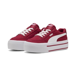 Foto 2 | Foto 2 | Tenis Puma Court Classic Vulc Fs Platform Para Mujer Rojo