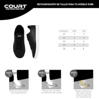 Foto 8 | Foto 8 | Court Kubb | Tenis 100% Piel, Cómodos Y Ligeros | Durabilidad Garantizada | Green Finish Technology