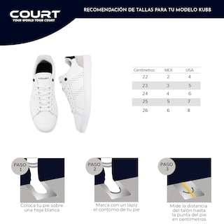 Foto 8 | Foto 8 | Court Kubb | Tenis 100% Piel, Cómodos Y Ligeros | Durabilidad Garantizada | Green Finish Technology