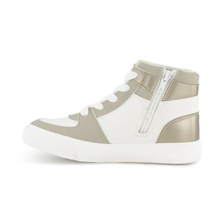 Foto 2 | Foto 2 | Tenis Dkny Andee Alice Para Mujer Tipo Botín Color Blanco Con Dorado