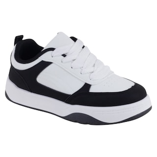 Foto 1 | Foto 1 | Tenis Con Cordones Exterior Piel Vegana Color Negro Para Mujer De Rbcollection