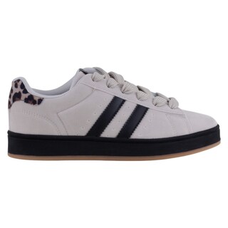 Foto 2 | Foto 2 | Tenis Con Cordones Exterior Gamuza Sintética Color Blanco Para Mujer De Rbcollection
