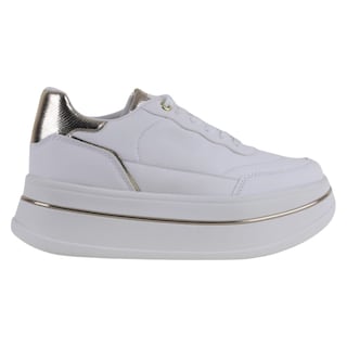 Foto 2 | Foto 2 | Tenis Tipo Deportivo Exterior Piel Vegana Color Blanco Para Mujer De Rbcollection