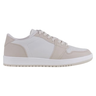 Foto 2 | Foto 2 | Tenis Con Cordones Exterior Piel Vegana Color Beige Para Mujer De Rbcollection