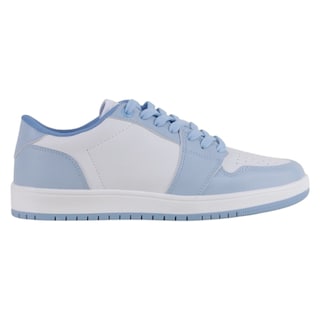 Foto 2 | Foto 2 | Tenis Con Cordones Exterior Piel Vegana Color Azul Para Mujer De Rbcollection
