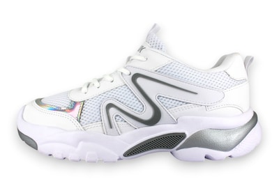 Foto 2 | Foto 2 | Tenis Casual Blanco Gris Mujer Coplista Newk