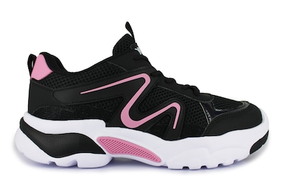 Foto 3 | Foto 3 | Tenis Casual Negro Rosa Mujer Coplista Newk