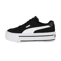 Tenis Puma Court Classic Vulc Fs Platform Para Mujer Negro