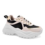 Moramora Tenis Urbano Para Mujer Negro Latte Oro
